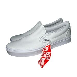 Vans Classic White Slip-Ons